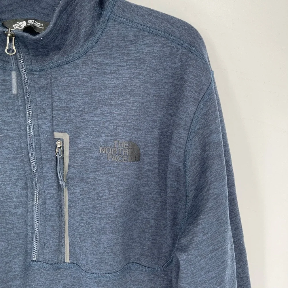 The North Face Men's Blue J.B. Hunt Skyline Quarter Zip Pullover Shirt Size XL